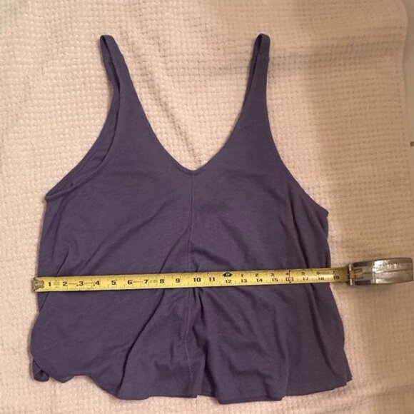 Free People Intimately Blue Ribbed Tank Top (Women’s M) - Picture 3 of 9